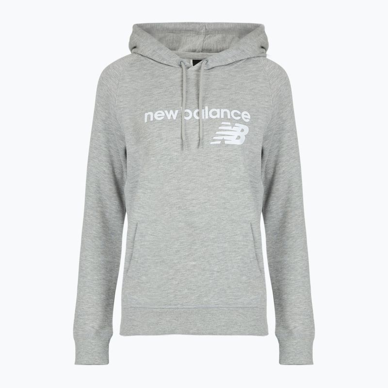 Damen-Hoodie New Balance Core Fleece Hoodie grey 5