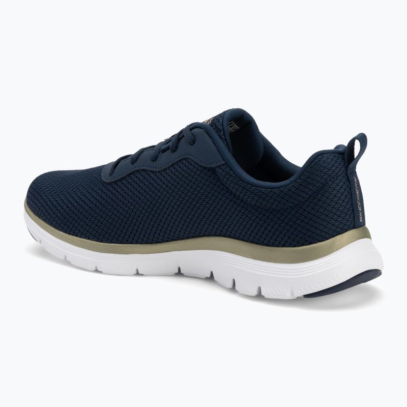 Schuhe Damen SKECHERS Flex Appeal 4.0 Brilliant View navy/gold 3