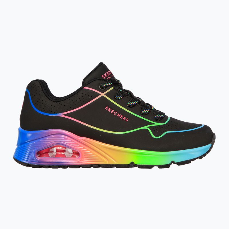 Schuhe Damen SKECHERS Uno Pop Of Sunshine black/multi neon 9