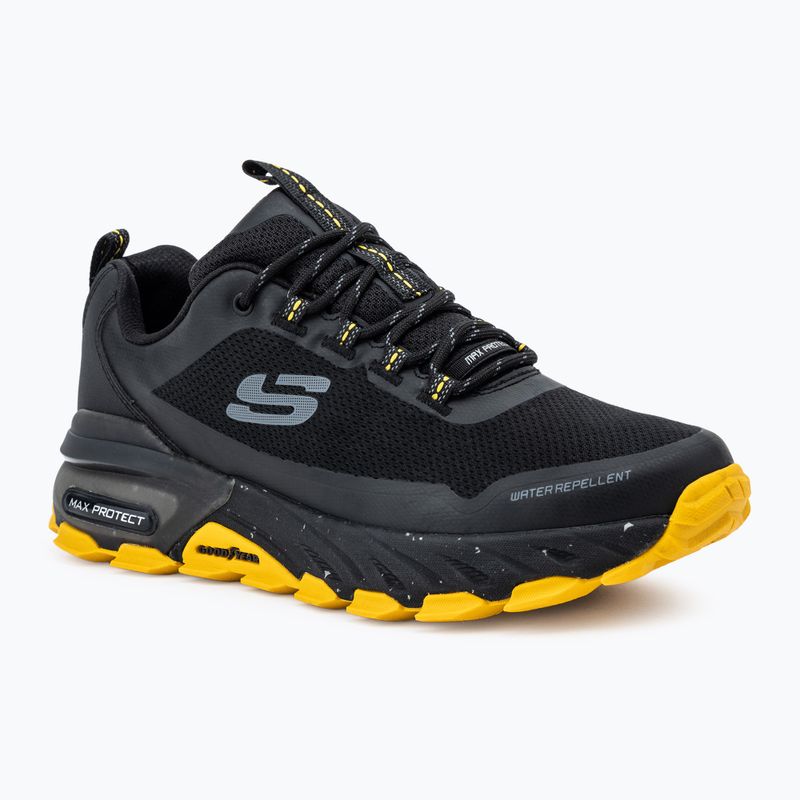 Schuhe Herren SKECHERS Max Protect Liberated black/yellow