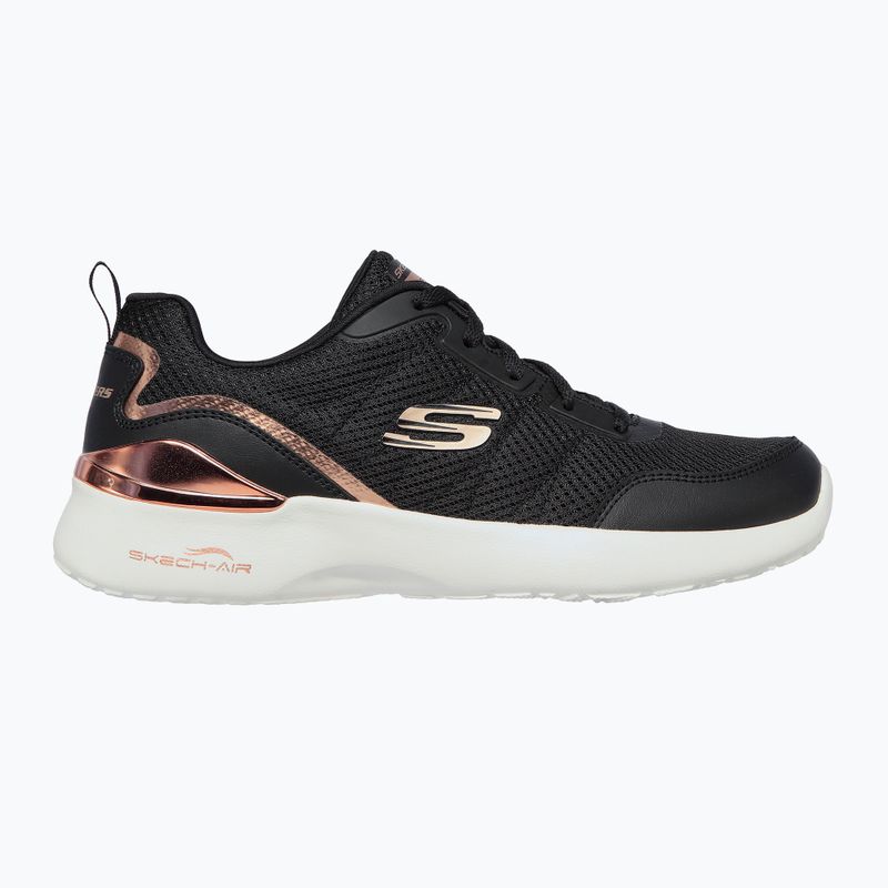 Damen Trainingsschuhe SKECHERS Skech-Air Dynamight The Halcyon schwarz/rosa gold 7