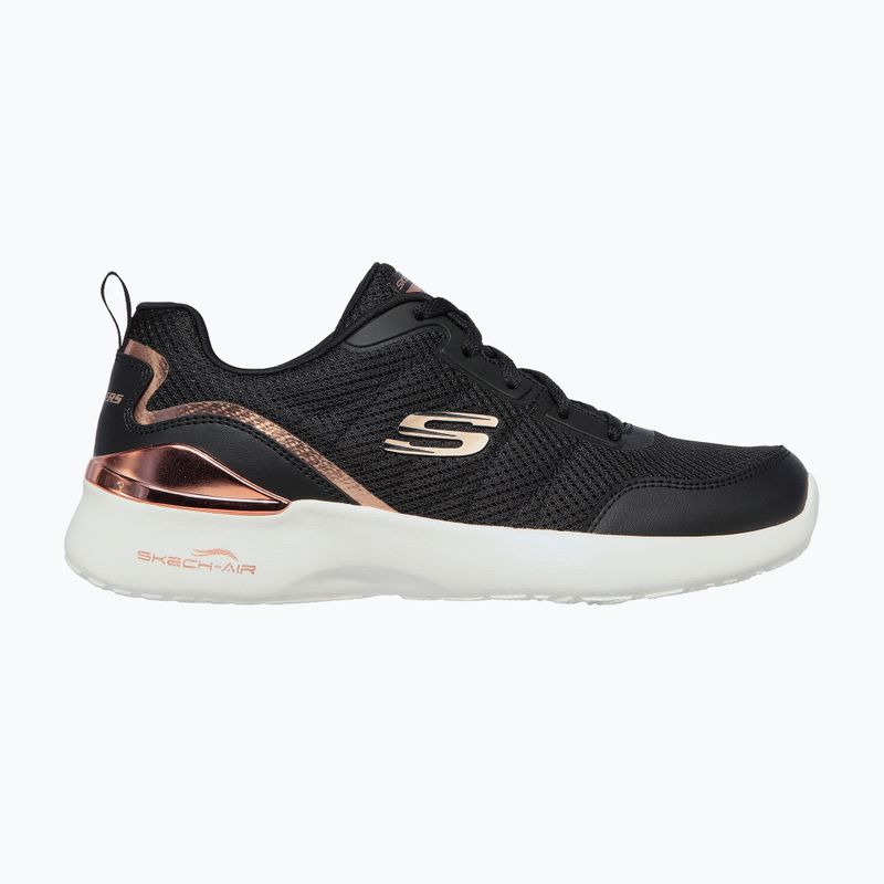 Damen Trainingsschuhe SKECHERS Skech-Air Dynamight The Halcyon schwarz/rosa gold 8