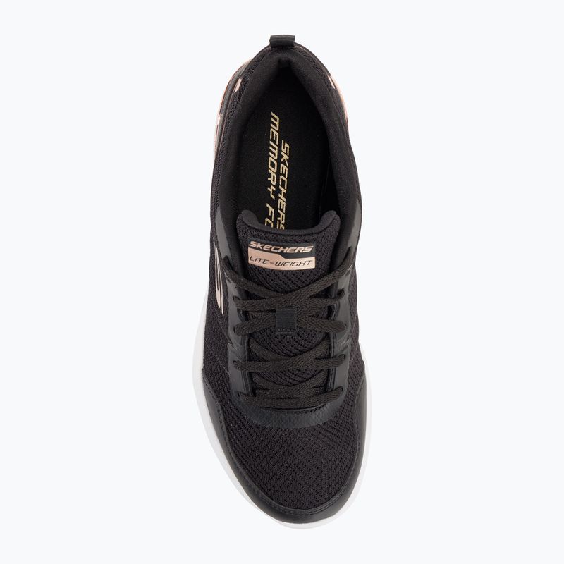 Damen Trainingsschuhe SKECHERS Skech-Air Dynamight The Halcyon schwarz/rosa gold 6