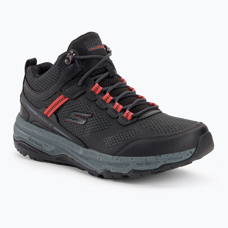 SKECHERS Go Run Trail Altitude Element Herren Laufschuhe schwarz/kohle