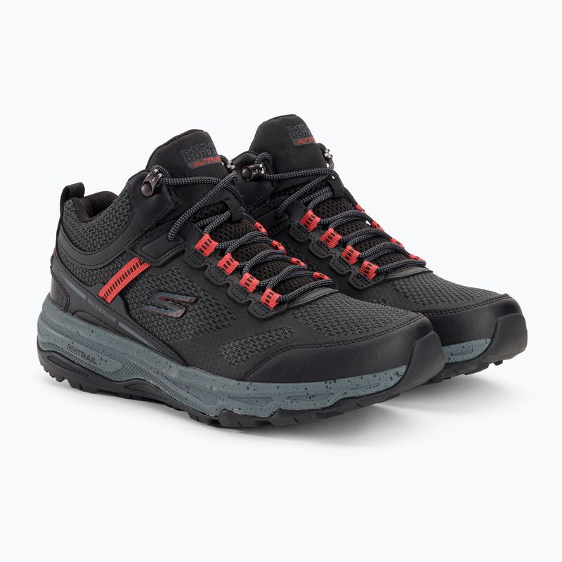SKECHERS Go Run Trail Altitude Element Herren Laufschuhe schwarz/kohle 4