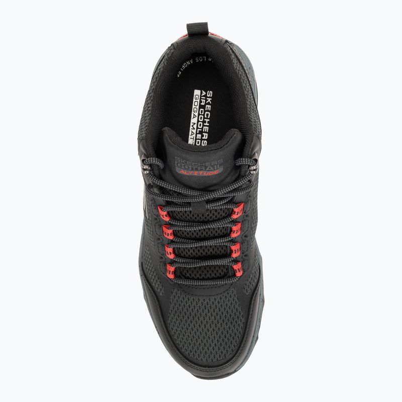 SKECHERS Go Run Trail Altitude Element Herren Laufschuhe schwarz/kohle 6