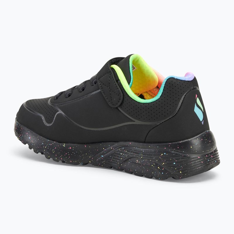 SKECHERS Kinderschuhe Uno Lite Rainbow Specks schwarz/multicolor
