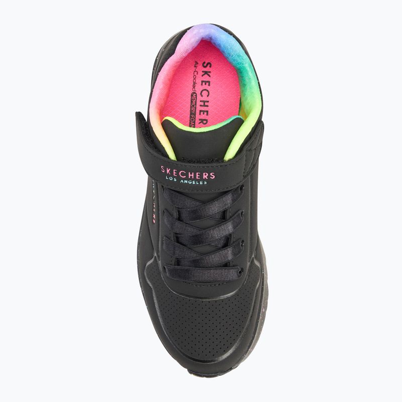 SKECHERS Kinderschuhe Uno Lite Rainbow Specks schwarz/multicolor