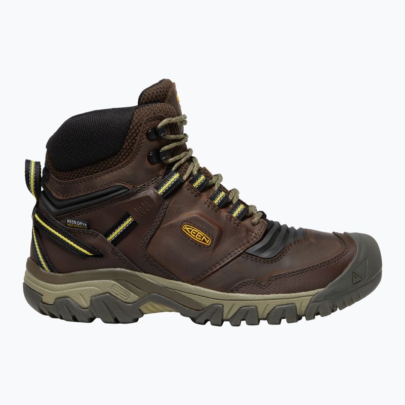 KEEN Ridge Flex Mid Herren-Trekkingschuhe braun 1026614 10