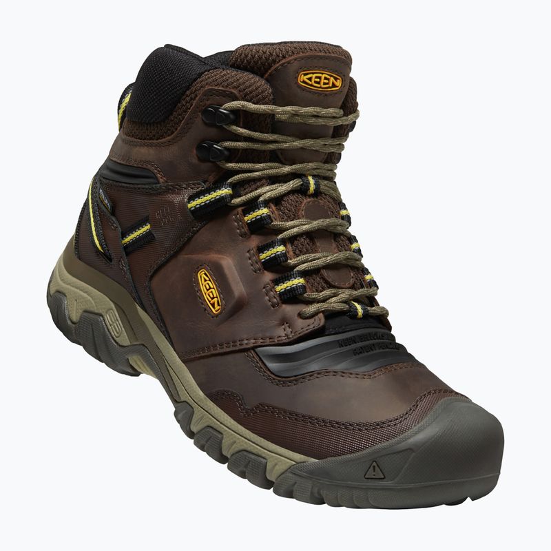 KEEN Ridge Flex Mid Herren-Trekkingschuhe braun 1026614 11