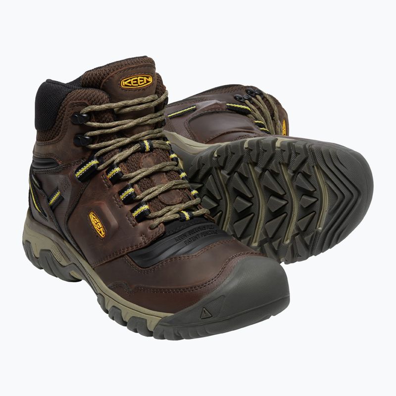 KEEN Ridge Flex Mid Herren-Trekkingschuhe braun 1026614 13