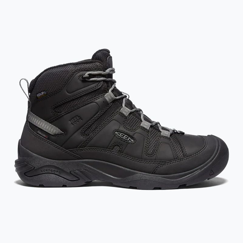 Wanderschuhe Herren KEEN Circadia Mid Polar black/steel grey 9