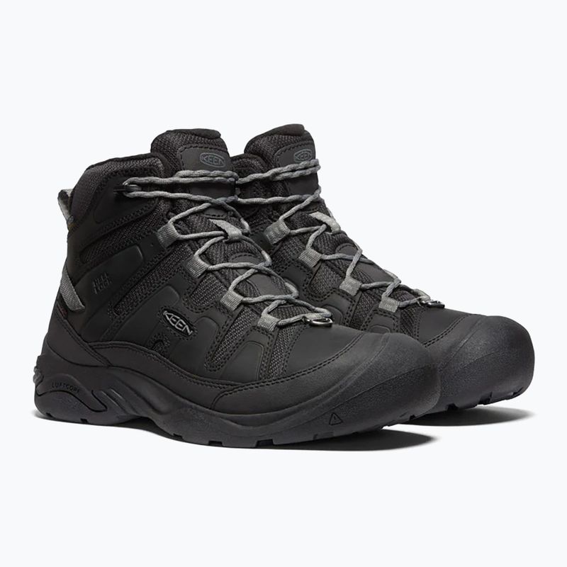 Wanderschuhe Herren KEEN Circadia Mid Polar black/steel grey 10