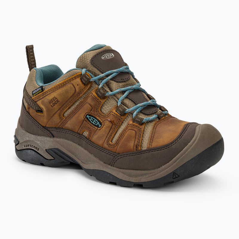 Damen-Trekkingschuhe KEEN Circadia WP syrup/north atlantic