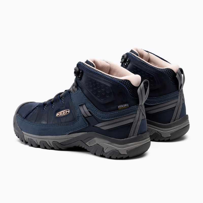 Damen-Trekking-Stiefel KEEN Targhee III Mid navy blau 1026863 3