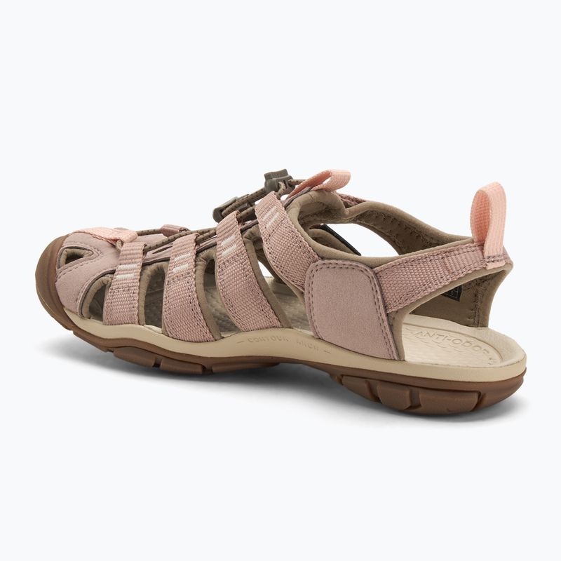 KEEN Clearwater CNX Damen Sandalen timberwolf/fawn 3