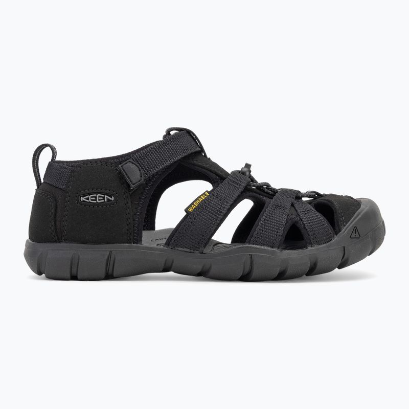 KEEN Seacamp II CNX Junior Sandalen schwarz/ grau 2