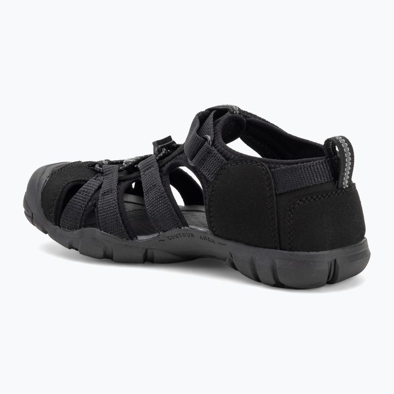 KEEN Seacamp II CNX Junior Sandalen schwarz/ grau 3