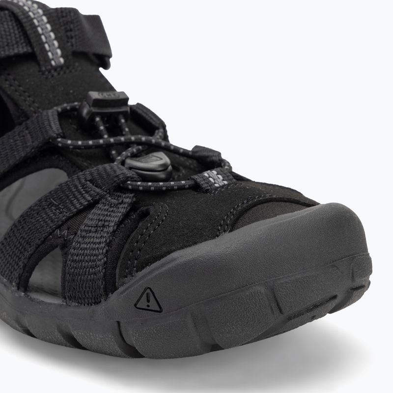 KEEN Seacamp II CNX Junior Sandalen schwarz/ grau 7
