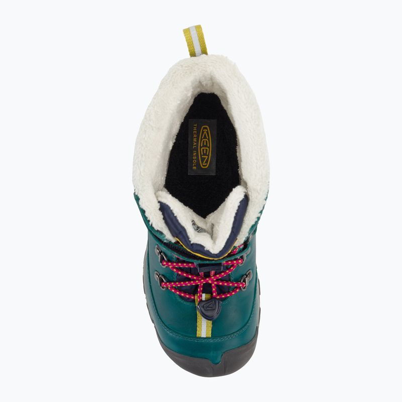 KEEN Kanibou WP deep lagoon/jazzy Kinder-Trekkingstiefel 6