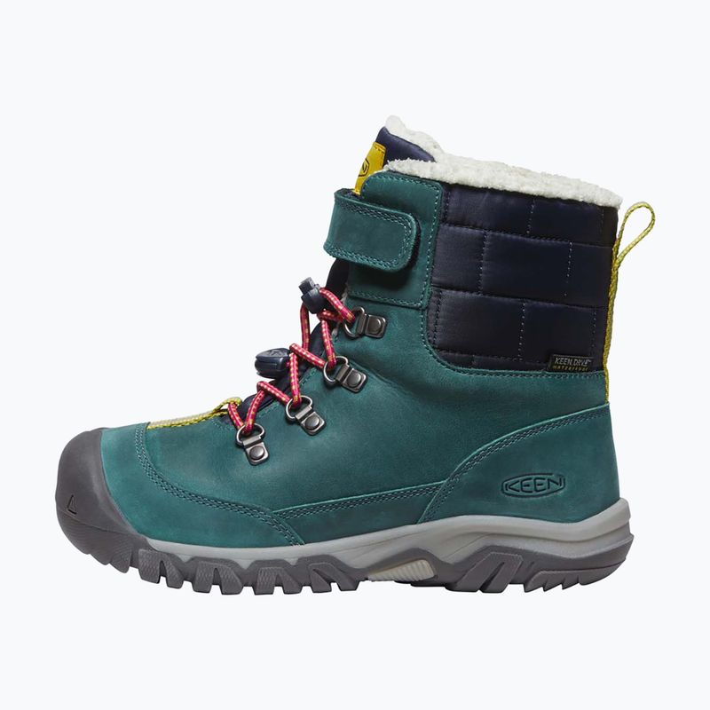 KEEN Kanibou WP deep lagoon/jazzy Kinder-Trekkingstiefel 8