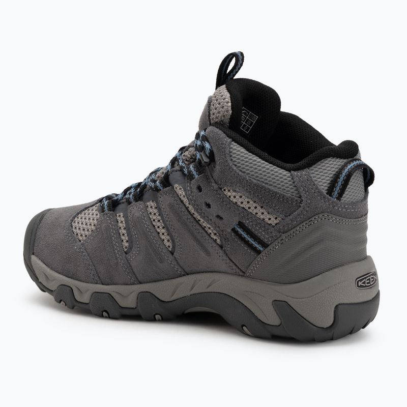 Trekkingschuhe Damen KEEN Headout Mid Waterproof steel grey/blue heaven 3