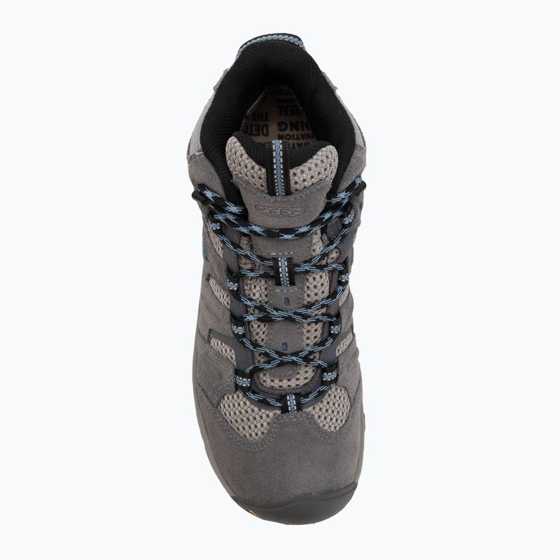 Trekkingschuhe Damen KEEN Headout Mid Waterproof steel grey/blue heaven 5