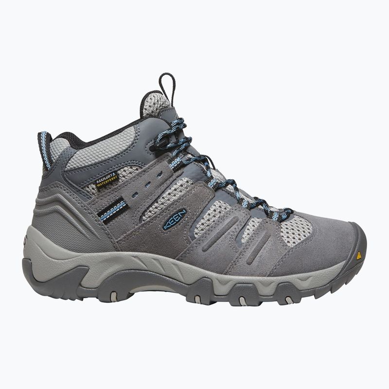 Trekkingschuhe Damen KEEN Headout Mid Waterproof steel grey/blue heaven 9