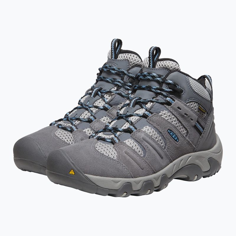 Trekkingschuhe Damen KEEN Headout Mid Waterproof steel grey/blue heaven 11