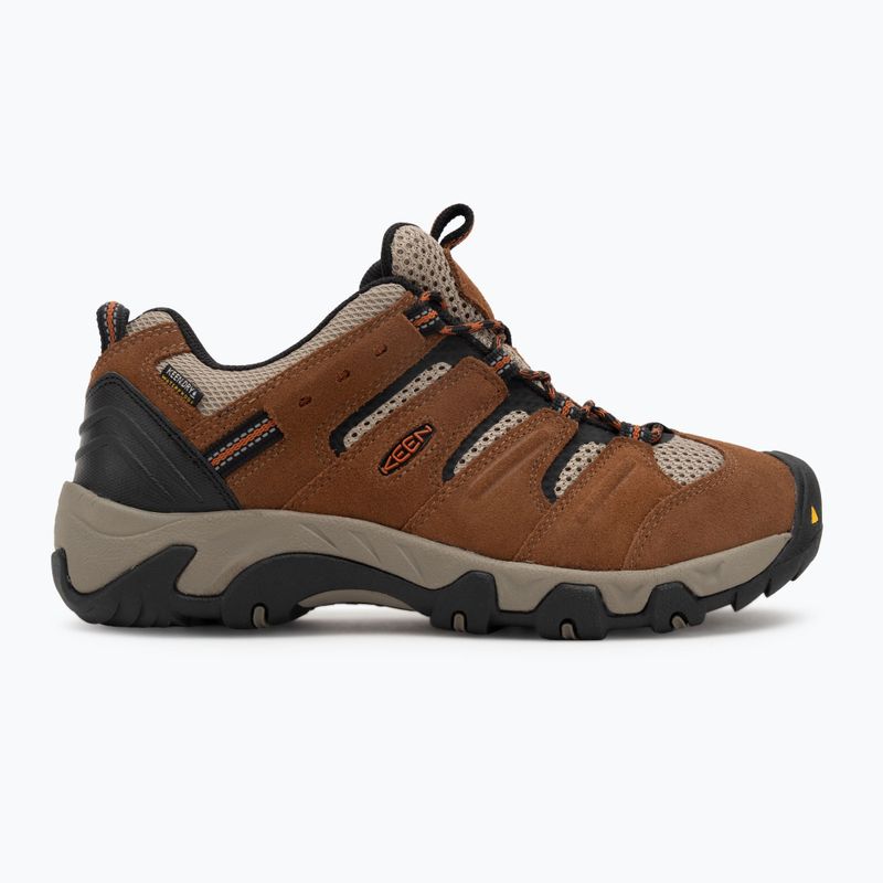 Trekkingschuhe Herren KEEN Headout Waterproof bison/fossil orange 2