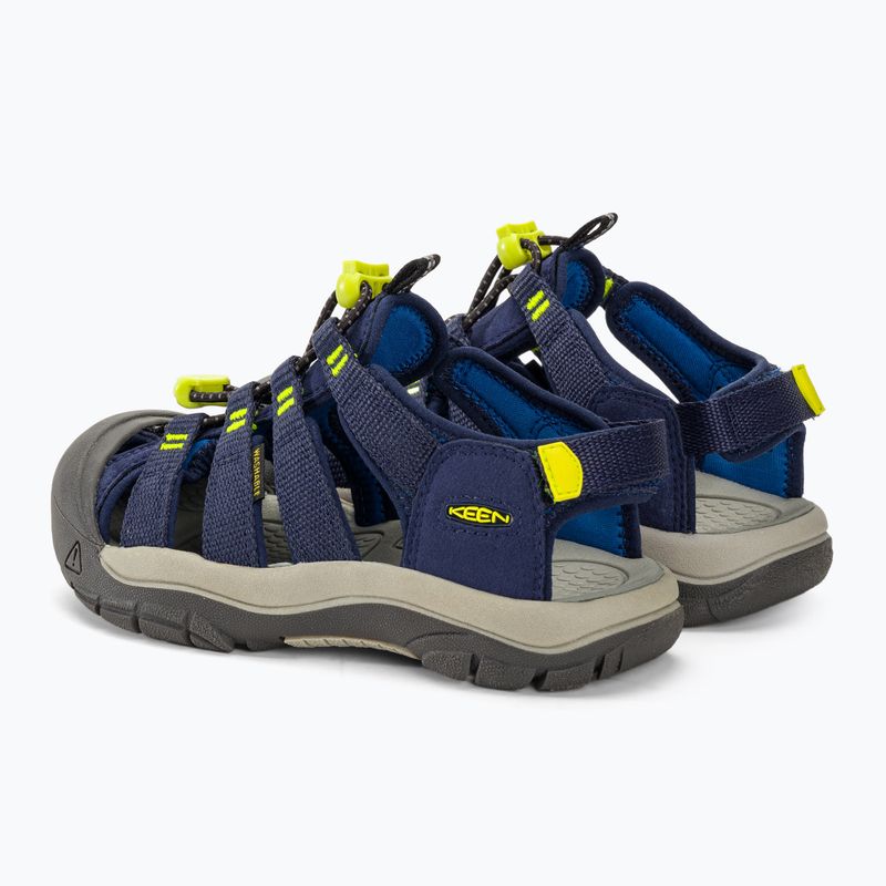 KEEN Newport Boundless navy academy/evening primrose Kindersandalen 3