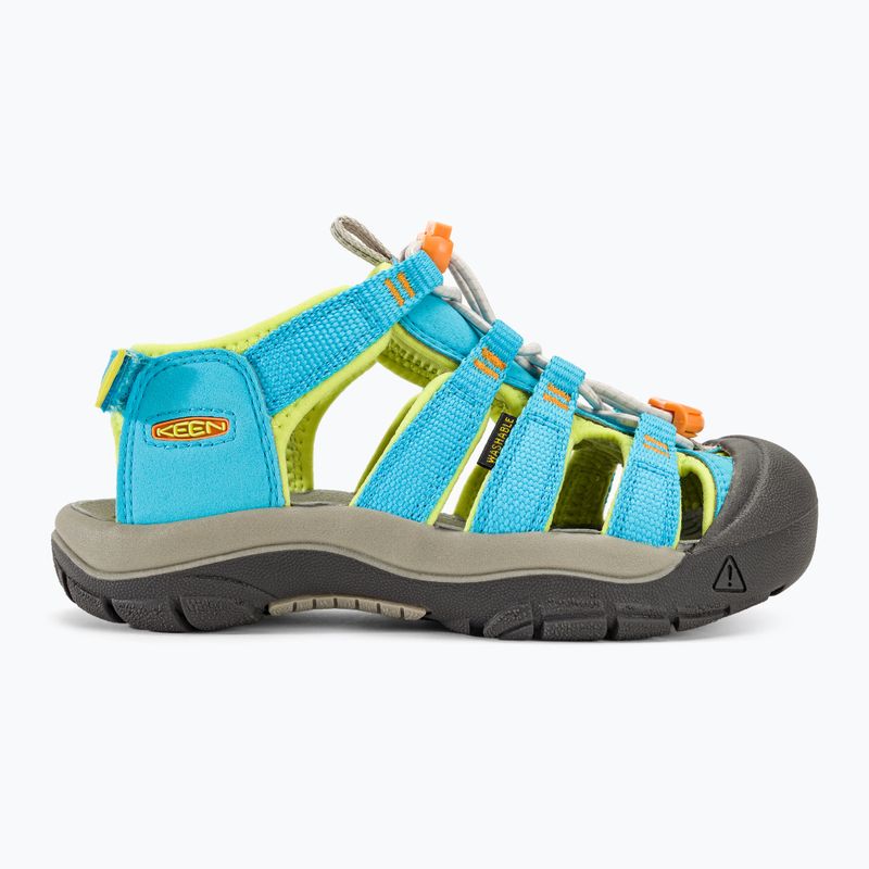 KEEN Newport Boundless blau atoll/daiquiri grün Kindersandalen 2