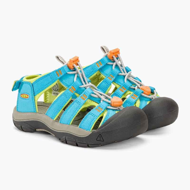 KEEN Newport Boundless blau atoll/daiquiri grün Kindersandalen 4