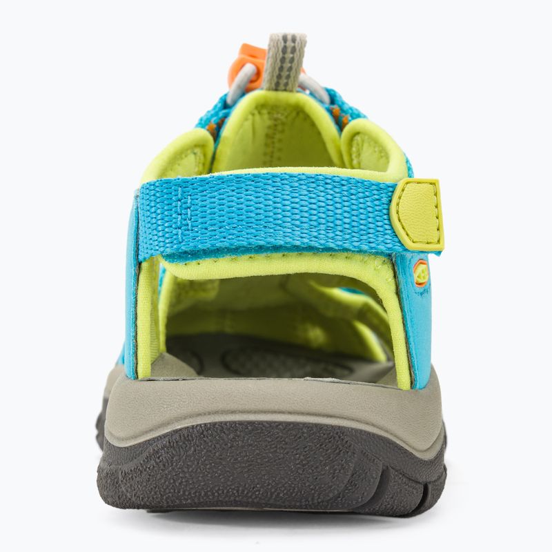 KEEN Newport Boundless blau atoll/daiquiri grün Kindersandalen 7