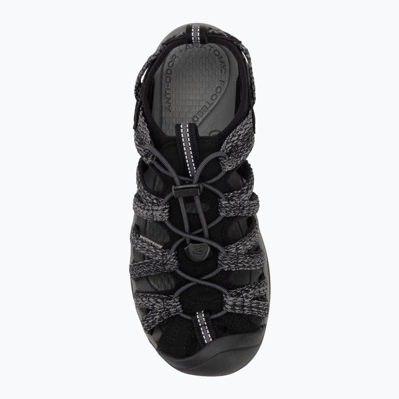 KEEN Whisper schwarz/ stahlgrau Damen Sandalen 5
