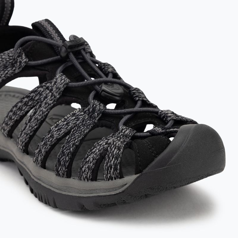 KEEN Whisper schwarz/ stahlgrau Damen Sandalen 7