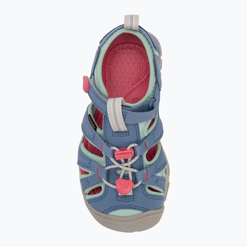 KEEN Seacamp II CNX coronet blau/hot pink Kindersandalen 5