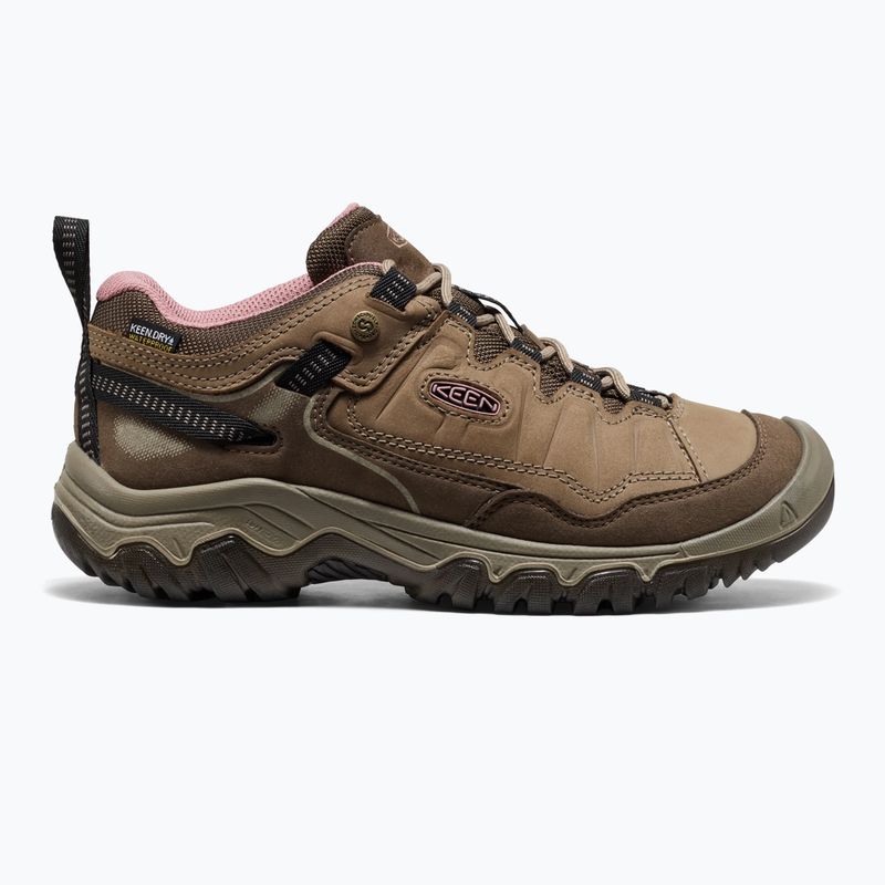 Damen-Trekkingschuhe KEEN Targhee IV Wp brindle/nostalgia rose 2