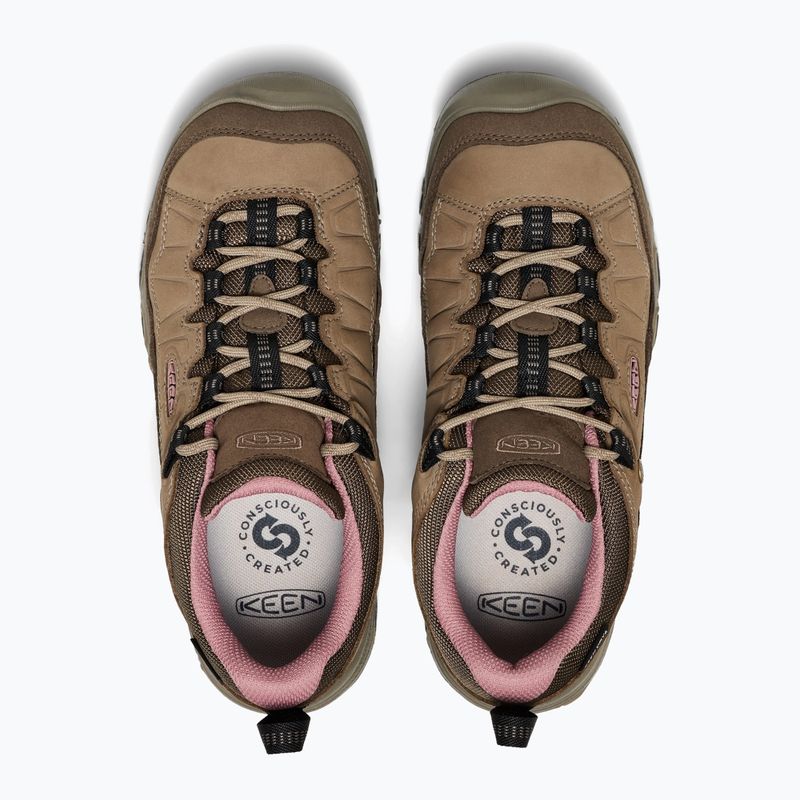 Damen-Trekkingschuhe KEEN Targhee IV Wp brindle/nostalgia rose 6