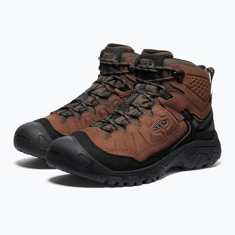 Schuhe Trekking Herren KEEN Targhee IV Mid Wp wide bison /brindle 9