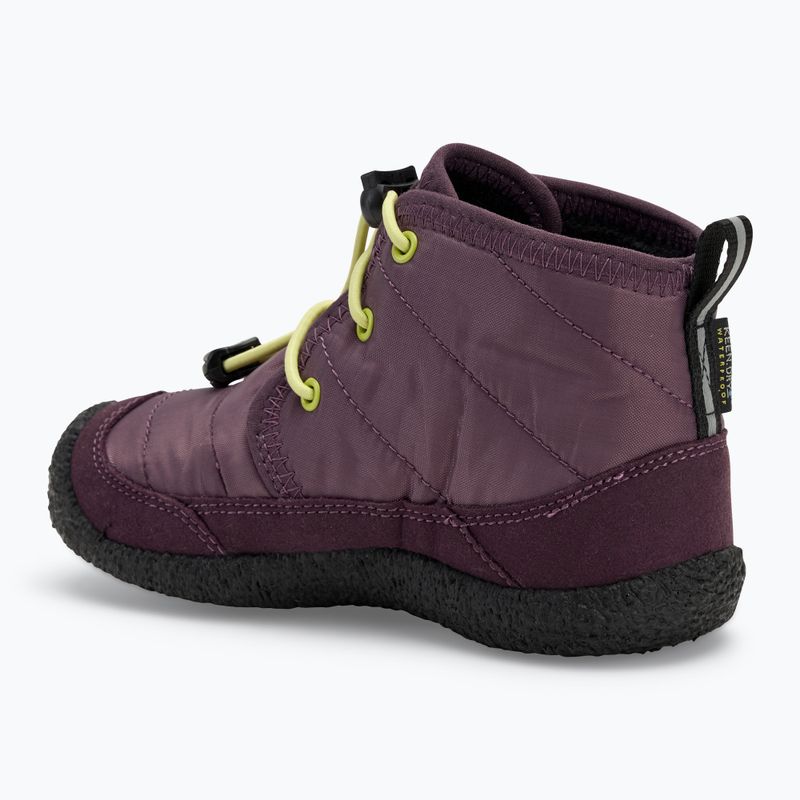 KEEN Howser II Chukka WP Kinderschuhe Pflaume perfekt/Daiquiri grün 3