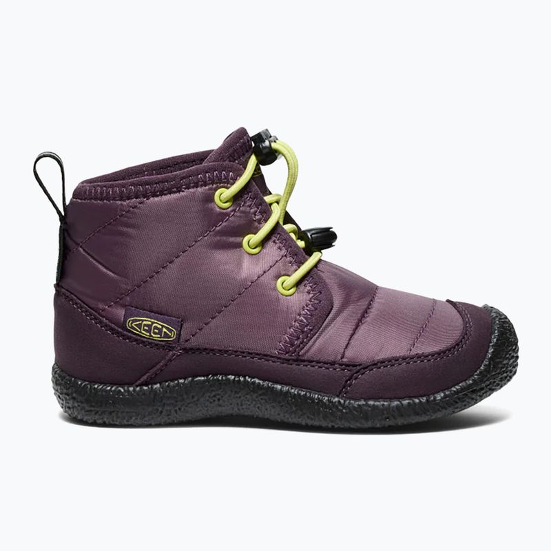 KEEN Howser II Chukka WP Kinderschuhe Pflaume perfekt/Daiquiri grün 8