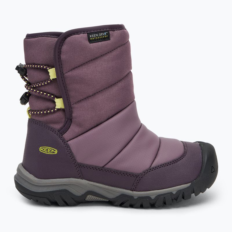 Schneeschuhe Kinder KEEN Puffrider WP black plum/daiquiri green 2