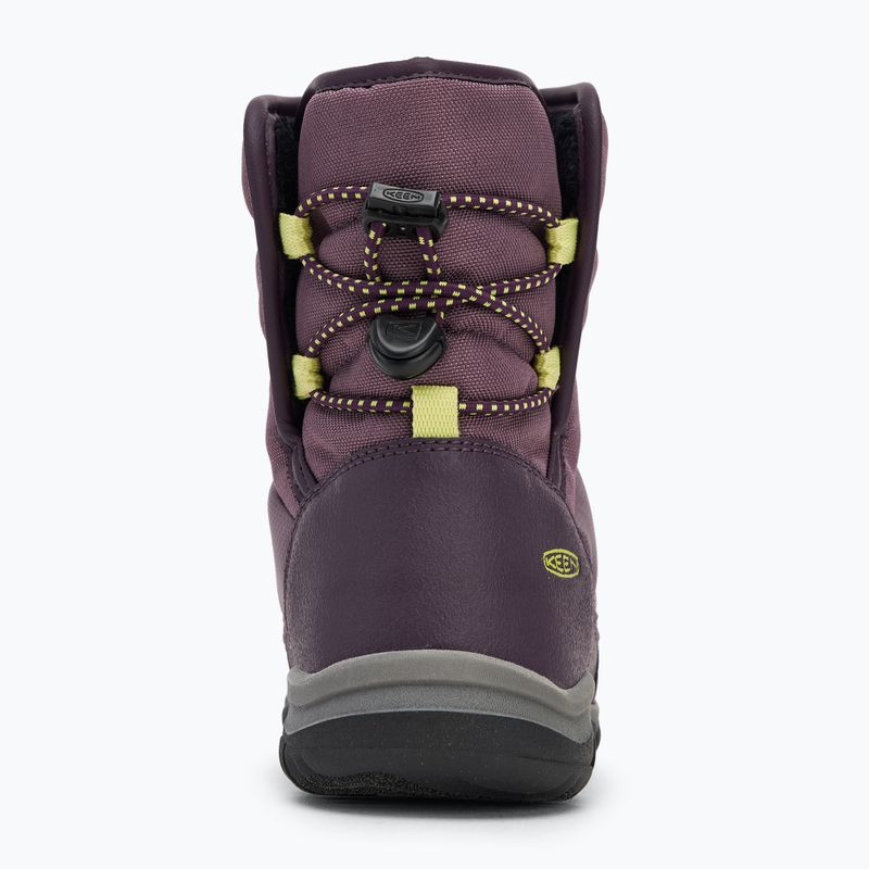 Schneeschuhe Kinder KEEN Puffrider WP black plum/daiquiri green 6