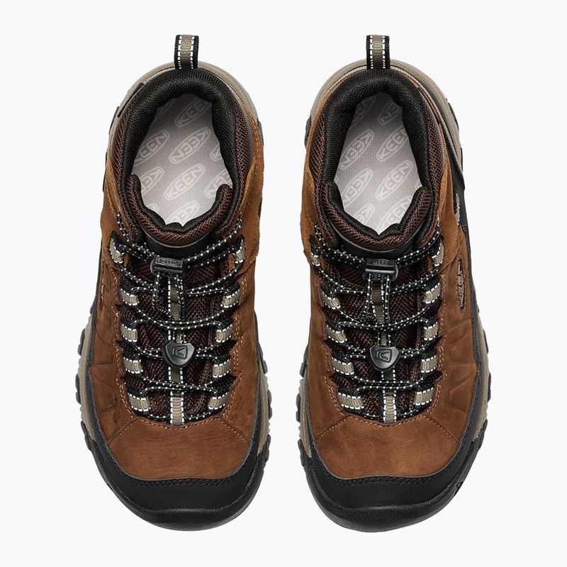 Trekkingschuhe Kinder KEEN Targhee IV Mid Waterproof bison/brindle 10