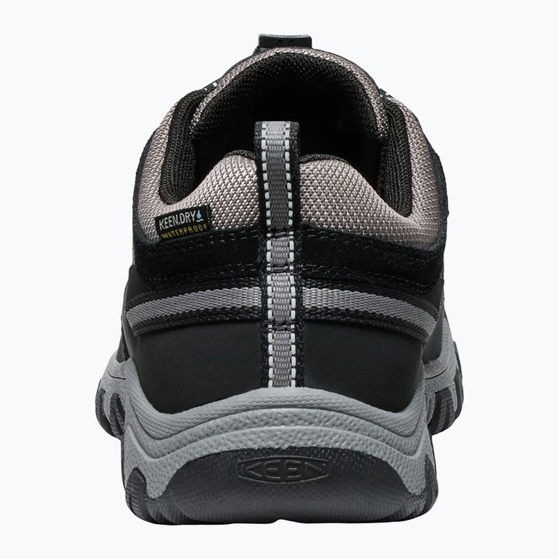 Trekkingschuhe Kinder KEEN Targhee IV Low Waterproof black/steel grey 5
