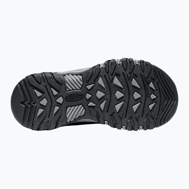 Trekkingschuhe Kinder KEEN Targhee IV Low Waterproof black/steel grey 7
