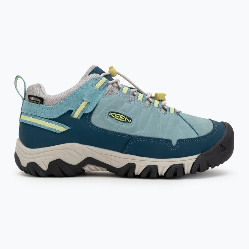 Trekkingschuhe Kinder KEEN Targhee IV Low Waterproof reef waters/daiquiri green 2