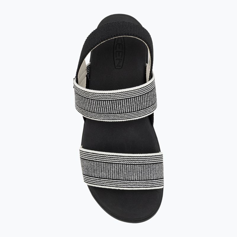 KEEN Elle Backstrap Damen Sandalen schwarz/star weiß 5