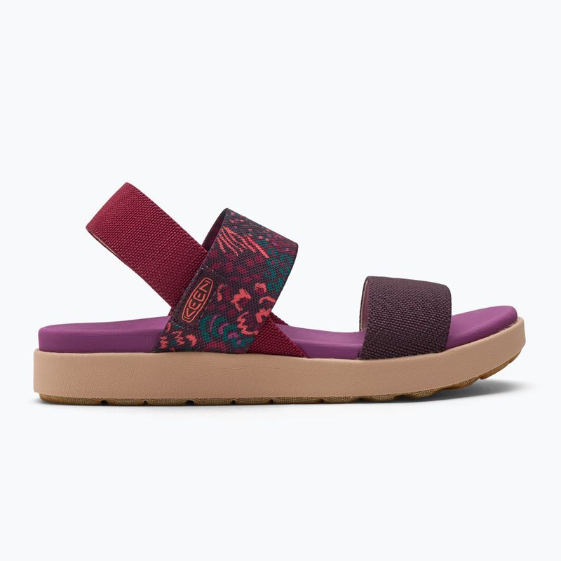KEEN Elle Backstrap Damen Sandalen beaujolais/pflaume perfekt 2